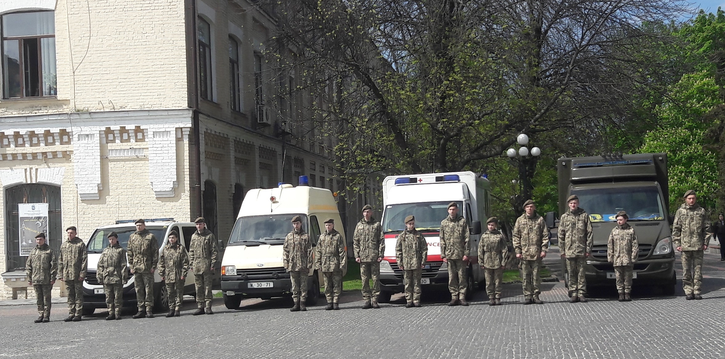 FRONTLINE AMBULANCES ARRIVE FROM BELGIUM TO AID WOUNDED UKRAINIAN SOLDIERS